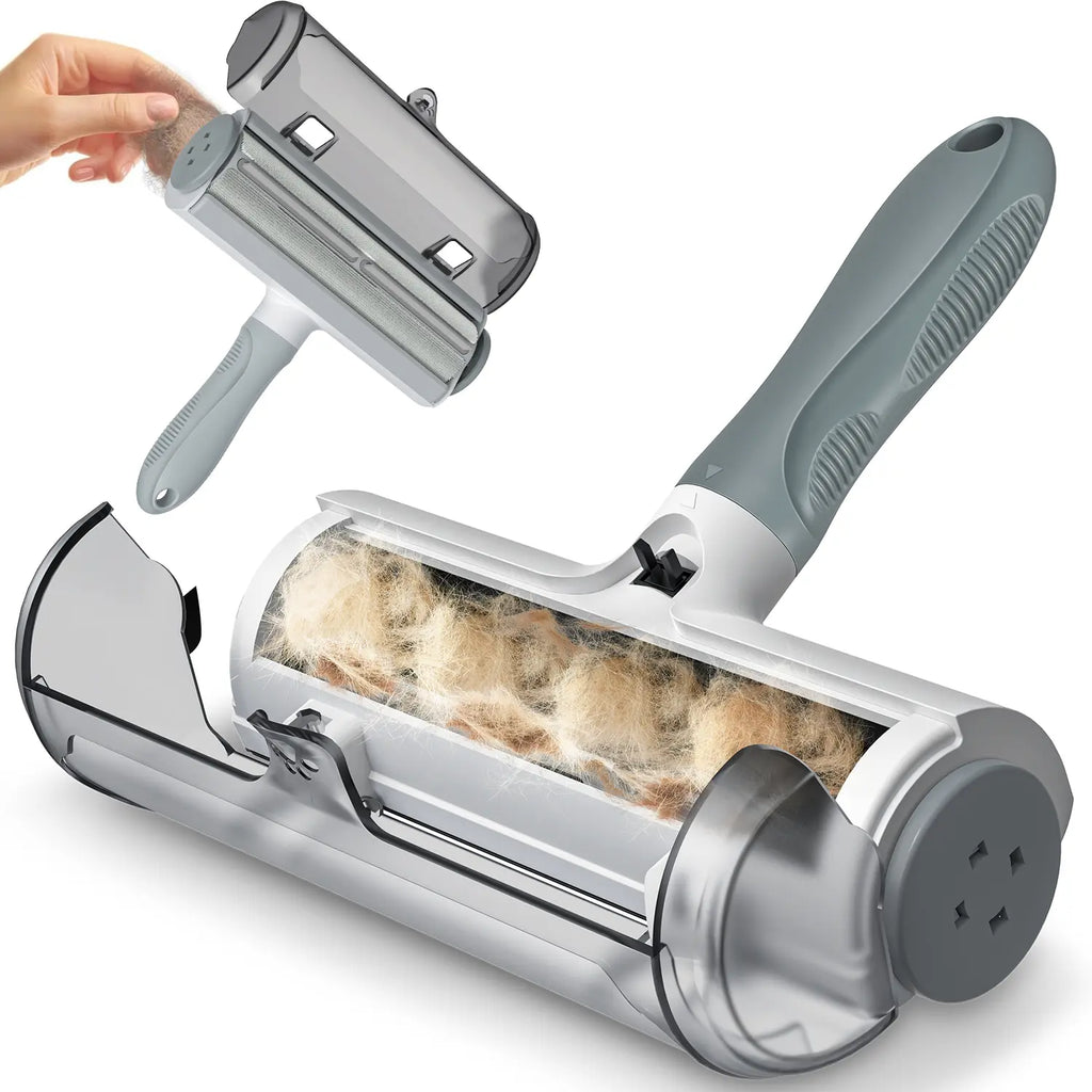 Pet Hair Removal Tool-Reusable Lint Roller for Pet Hair - Portable Pet Hair Remover - Dog and Cat Hair Remover for Couch, Furniture, Carpet, Clothes and Car Seat