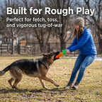 Apasiri Aggressive Chewer Dog Toys, Durable Carrot Leaf Design for Teeth Cleaning & Mental Stimulation