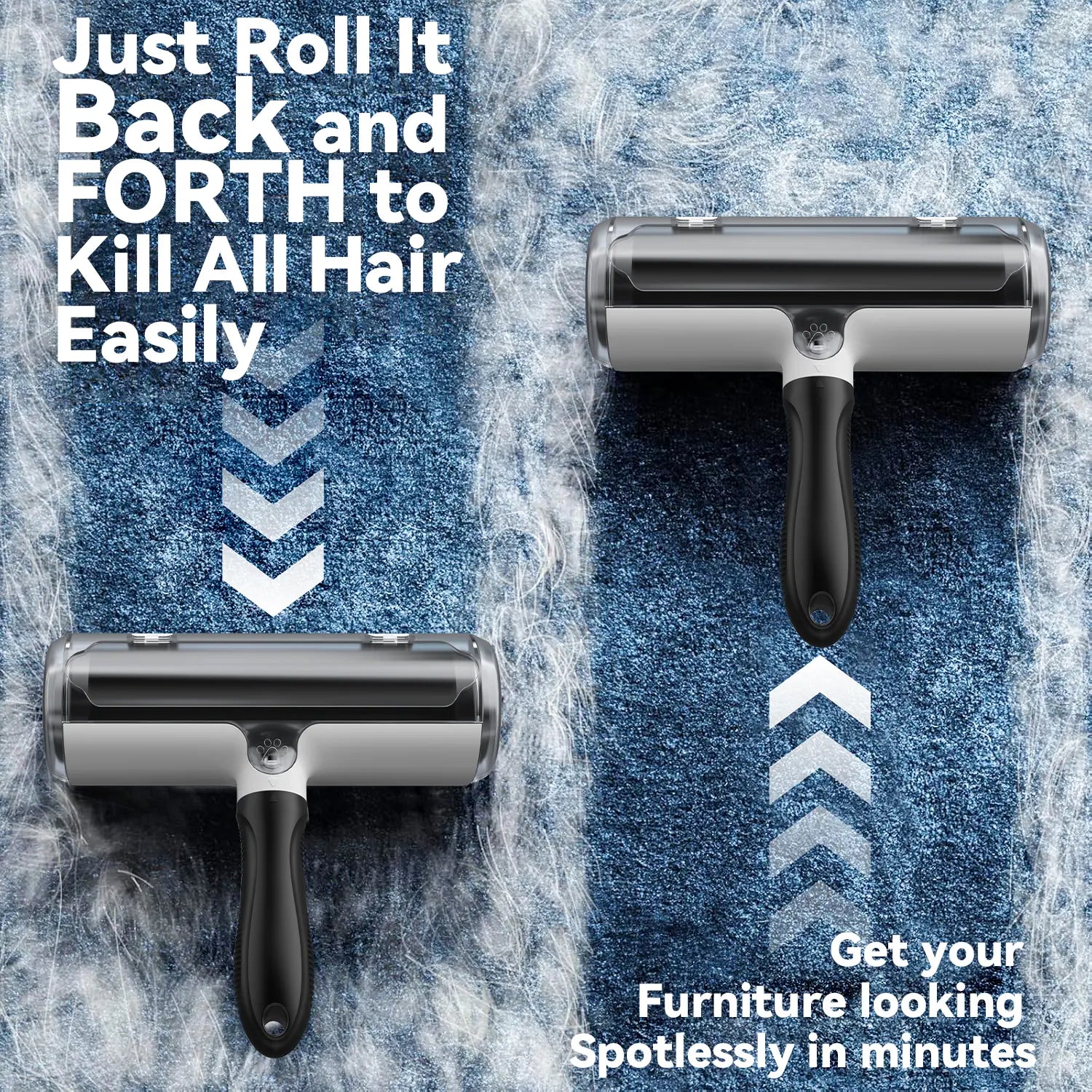 Pet Hair Removal Tool-Reusable Lint Roller for Pet Hair - Portable Pet Hair Remover - Dog and Cat Hair Remover for Couch, Furniture, Carpet, Clothes and Car Seat