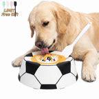Style Multi purpose dog bowl with Free Peanut Butter Spatula,Dog Liquid Slow Feeder,Lick Bowl Mat with Ball ,8 Extra Large Suction Cups,No Mess Liquid Treat Enrichment Bowl for Dogs